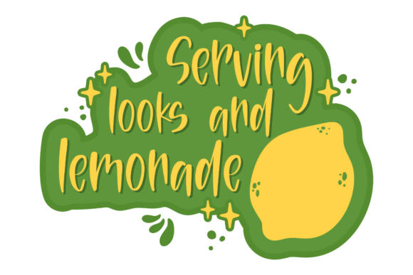 Lemonade Looks Graphics for Crafts and Branding