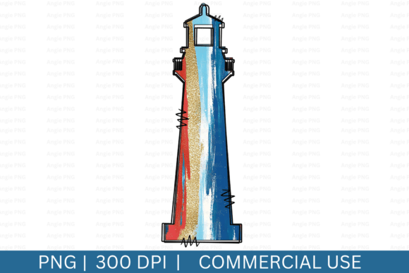 Lighthouse Clipart, Nautical Graphics for Crafts