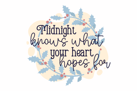 New Year Midnight Hopes Graphics for Crafts & Branding