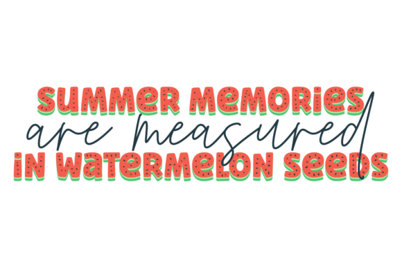Seeded Memories Graphics for Crafts and Summer Branding
