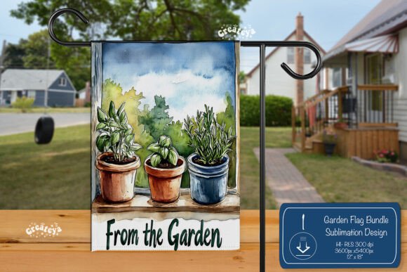 Summer Flag Spring Garden Flag Png Graphics for Crafts