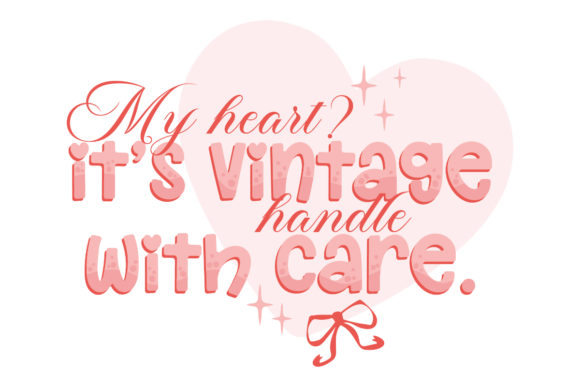 Vintage Heart Graphics for Crafts and Digital Sellers