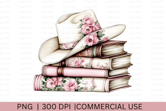 Western Floral Cowgirl Hat and Books: A Crafts Graphics Review